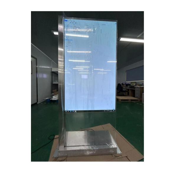OLED Screen 55inch Transparent Cabinet for Bread or Cake Advertising Display Digital Signage Monitor Transparent OLED