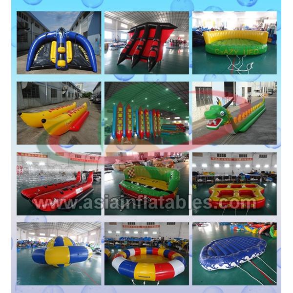 Water Towables 2 People Waterproof Towable Inflatables Flying Fish Tubes