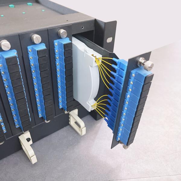 19 Inch 3U 144 Ports High Density ODF Fiber Optic Patch Panel Rack Mount Slide Type