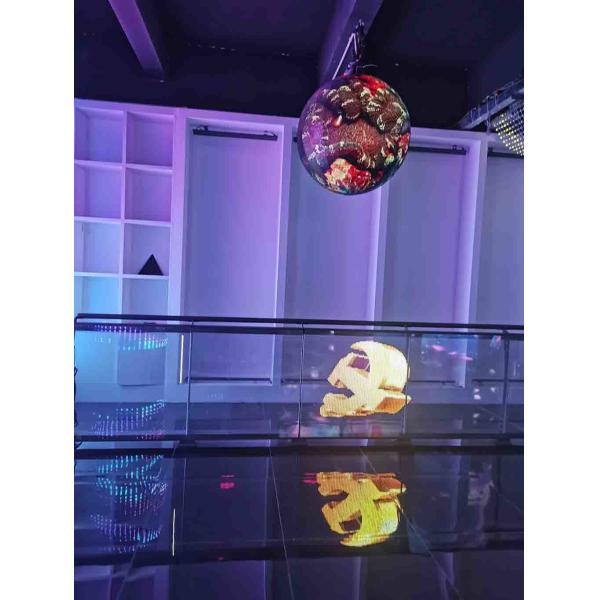 P6.5 See Through Led Screen High Temperature Resistance Flame Retardant PC
