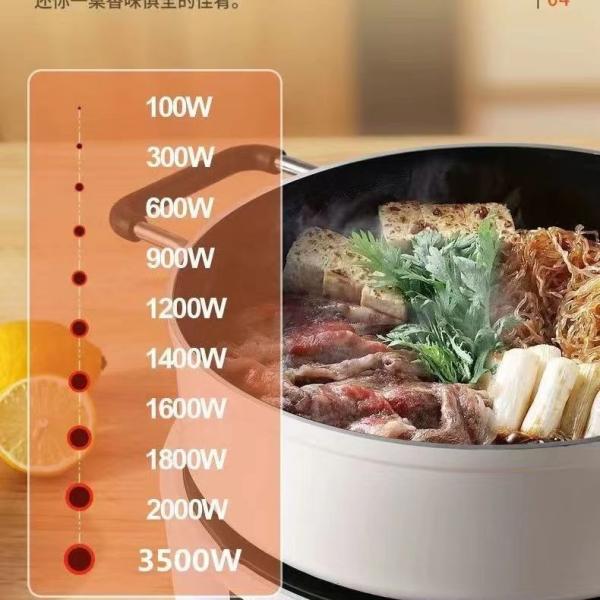 Portable Multifunction Mini Induction Cooker Sensor Touch Control for Household Kitchen