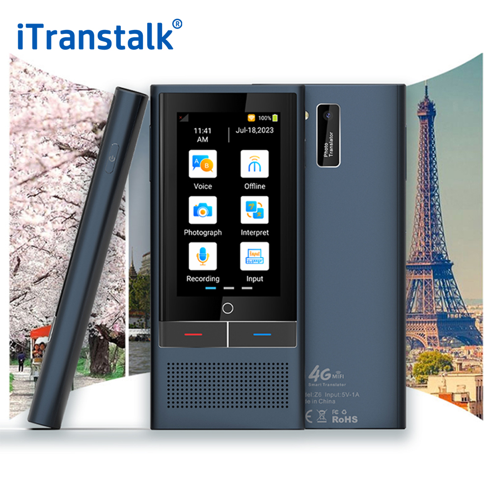 Multi Languages Offline Language Translator Device Two Way Voice Translation For Study Travel