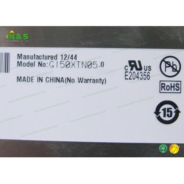 TFT G150XTN05.0 Industrial AUO LCD Panel with Embedded LED Driver