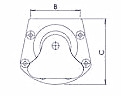 Molastar Customized Casting Cast Iron Bollard For Ship With Clsaa Certificate