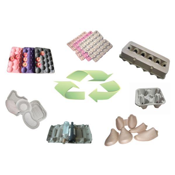 Automatic Pulp Egg Carton Machine for Egg Tray / Cup Holder / Fruit Tray Production Line