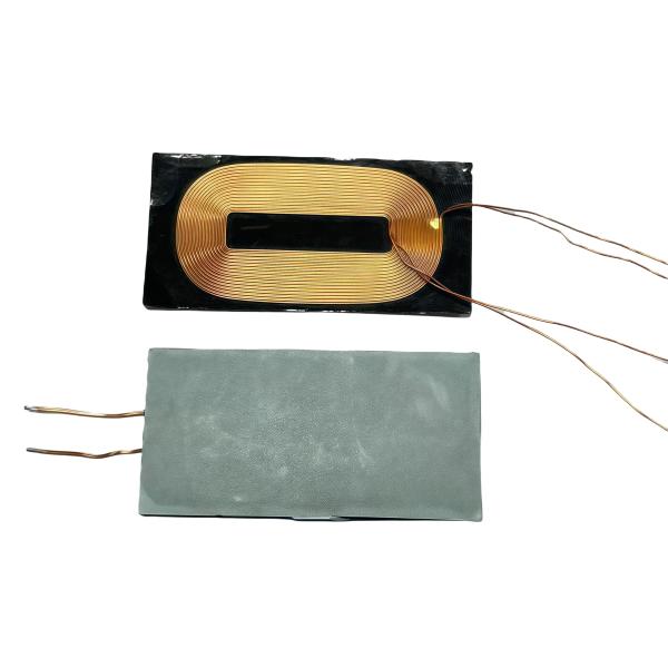 Qi Standard Universal Wireless Charger Receiver Coil Copper Square Round Shape