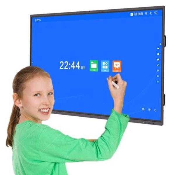 4K 65 Inch 16:9 Interactive LCD Whiteboard Infrared/Capacitive Touch For Smart Education