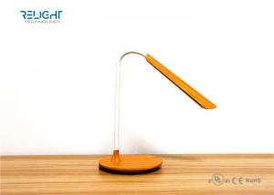 Quality Wooden Grain Led Desk Lamps with Eye-Protected and USB Output Charging Port for sale