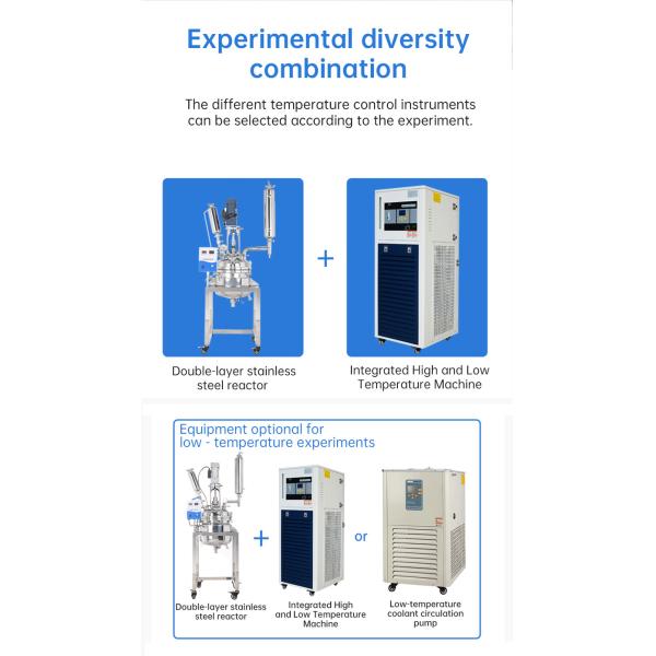 High Quality Double-layer Stainless Steel Laboratory Reactor Hydrogenation Reactor Stainless Steel Tank