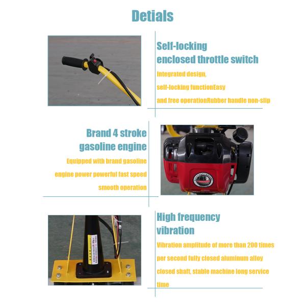 ZPC35 Hand-held Concrete Leveling Floor Screeding Machine