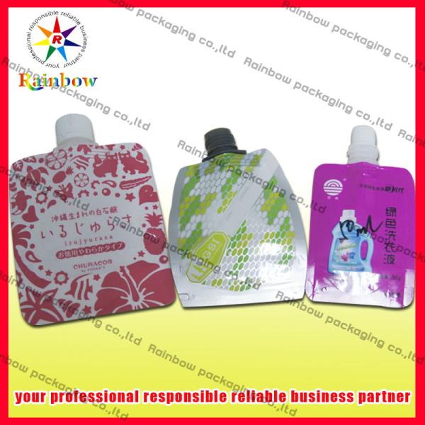 Liquid PET / NY / PE Spout Pouch Packaging Recyclable Doypack