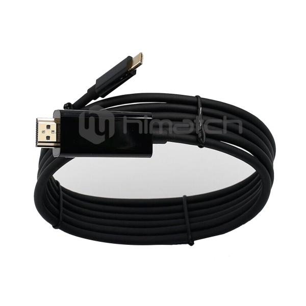 USB Type C Quick Charge Cable , HDMI Male Adapter Cable 2m For DLP Projector