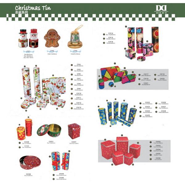 DADI Candy Tin Box Rectangular Tin Can 0.19mm-0.4mm Cookie Tin Packaging