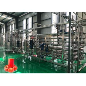 Complete sauce processing machine for tomato processing plants