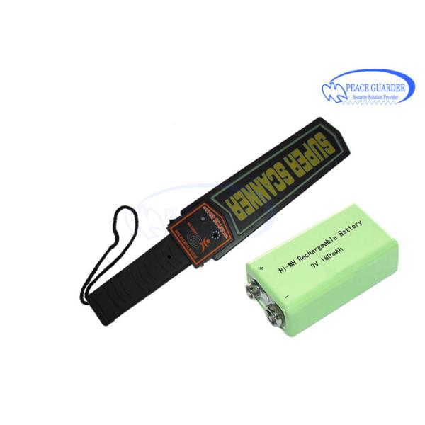 Body Security Check Handheld Metal Detector With High Sensitivity / Alarm System