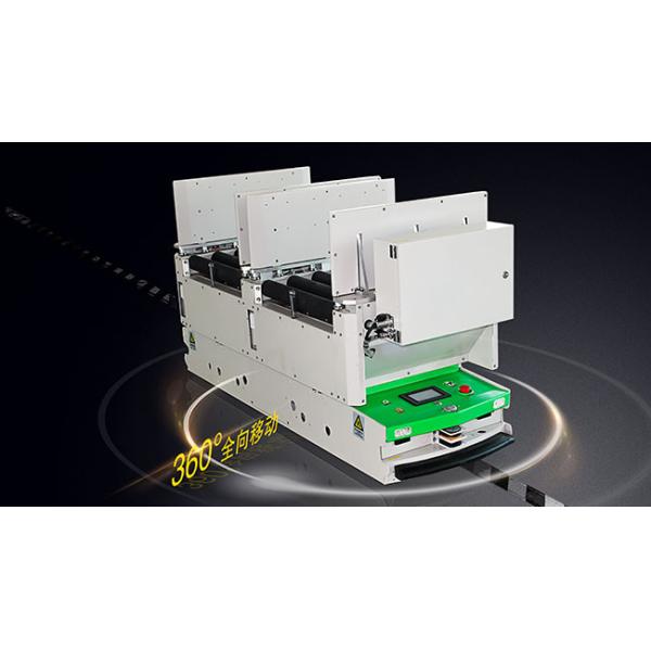 WMS System Omni Directional Roller Conveyor AGV Robot With Roller Platform