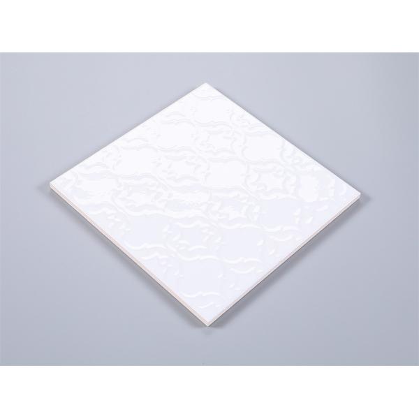 White 20x20cm Ceramic Rustic Tile for Floor and Wall