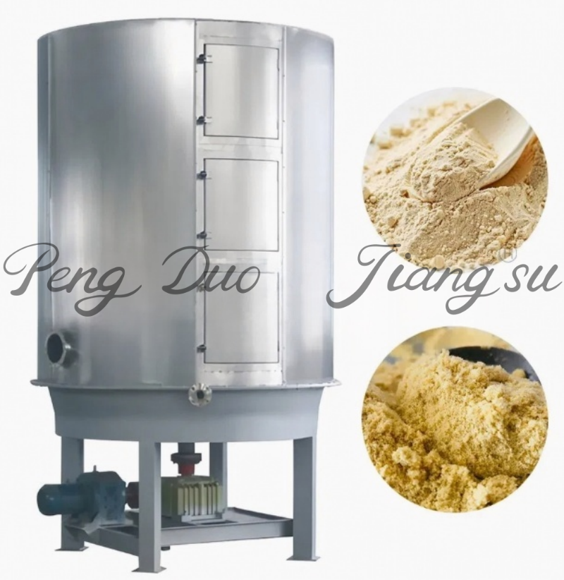 Continuous Plate Dryer with compact vertical structure enabling conduction drying and precise control of drying parameters