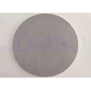 Five Layers Sintered Filter Disc , Wire Mesh Stainless Steel Round Discs