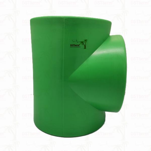 PPR Equal Tee For Piping System PN25 DN160 Durability Eco Conscious