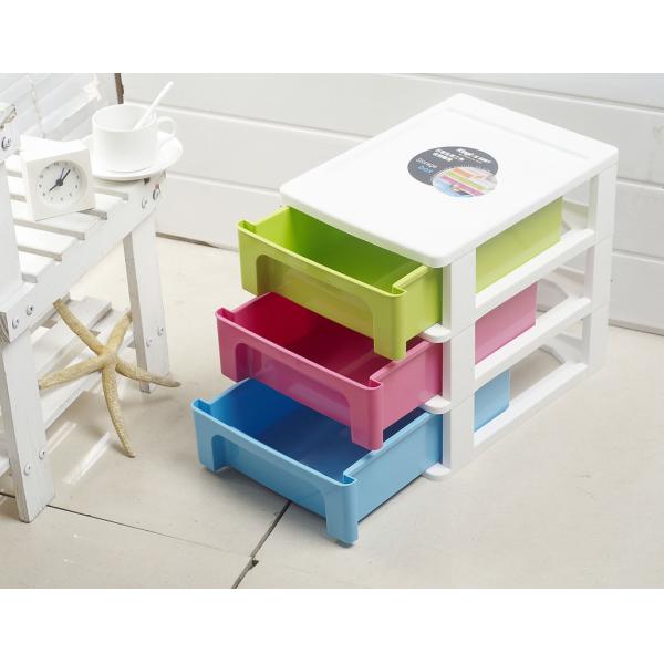 Multilayer 2 3 4 Two Three Drawer Plastic Drawer Organizer Cabinet