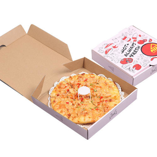 Food Packaging Pizza Takeaway Boxes Custom Printed Corrugated Carton