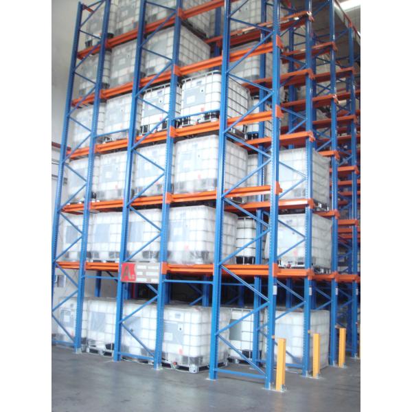 ISO9001 Galvanized Drive Through Pallet Racking System For Forklift