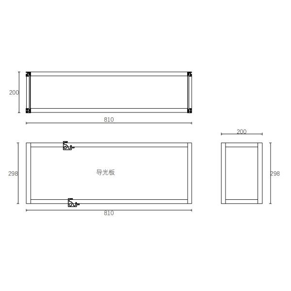 Floating Simple Wall Shelf Aluminum Structural Frame For Living Room