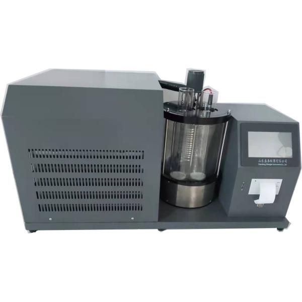 SH102EM Semi-automatic viscosity density tester ASTM D445 PT100 sensorlarge color LCD screen display