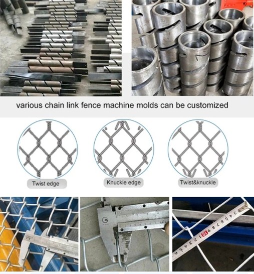 Double Wire &Single Wire Fully Automatic Diamond Mesh Chain Link Fence Making Machine Factory