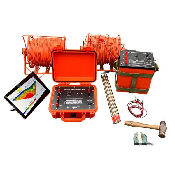Geophysical DC Digital IP & Resistivity Meter Surface Electrical Resistivity Testing Device for Gold Underwater Detection