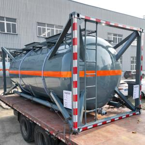 20 FT 40 FT ISO Tank Containers For Liquid Oxygen Nitrogen Transport