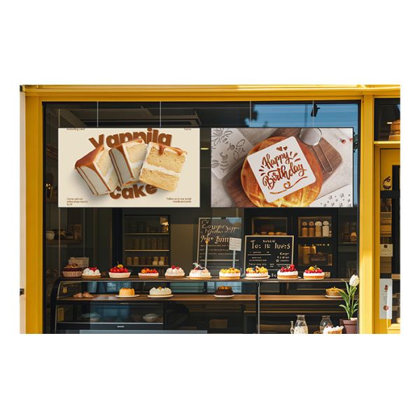KFC Android LCD Indoor Digital Menu Display Screens for Restaurant Tea Cafe Digital Signage 4K UHD Commercial
