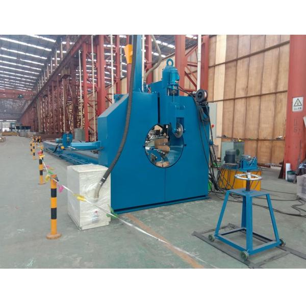 210mm Diameter Round Cone Street Light Pole shut-Welding Machine15M working long