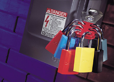 Colorful Aluminum Safety Lockout Padlocks Stable Paint Coating Surface