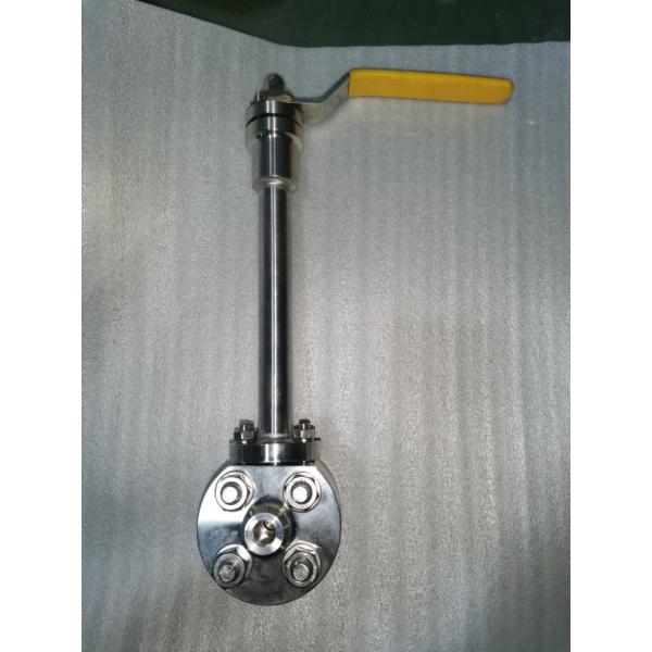 Manual Butt Welding Long Stem SS304 Or SS316 Customize Pressure Cryogenic Ball Valve