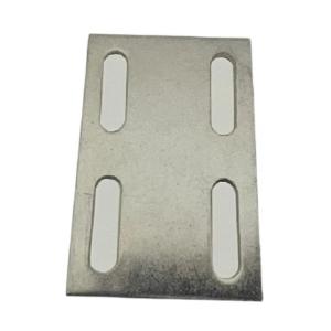Fixing And Connecting Building Wall Embedded Steel Plates Anodized Rectangular