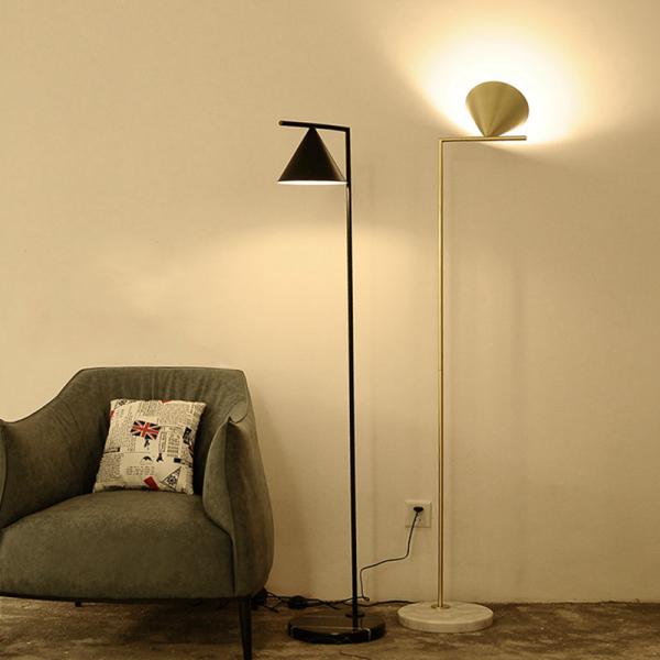 Minimalist Art Floor Lamp Adjustable Lamp Head Nordic Modern Eye-Protective E27 Metal Standing foot lamp(WH-MFL-13)