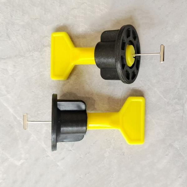 Plastic Tile Leveling System DIY Friendly Adjustments 1/16 Inch - 1/2 Inch Tile Levelers