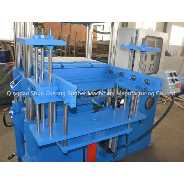 2RT Plate Rubber Vulcanizing Press with Pull-Push Device and Automatic Grade Control