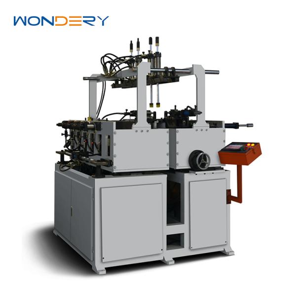 Semi Automatic PLC Radiator Clinching Machine 1000MM Header Distance