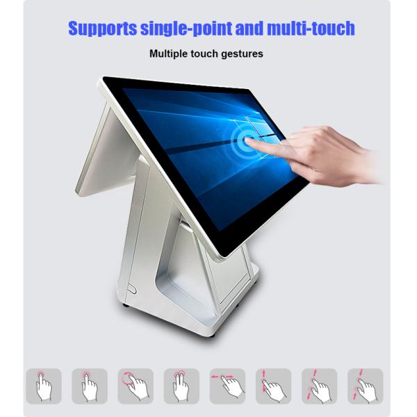 Self Service Payment Touch POS Monitors With WiFi Network Connectivity