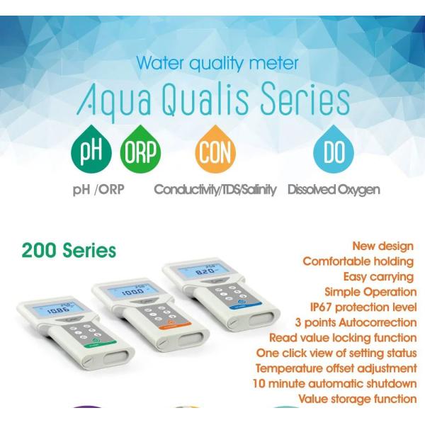 Compact and Durable CON500 Benchtop Conductivity TDS Salinity Meter for Water Testing