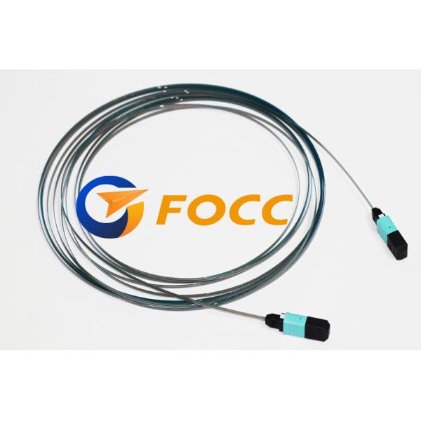 MPO MTP Hydra Cable / MTP/MPO Fiber Breakout Cable Direct Array MTRJ Terminator