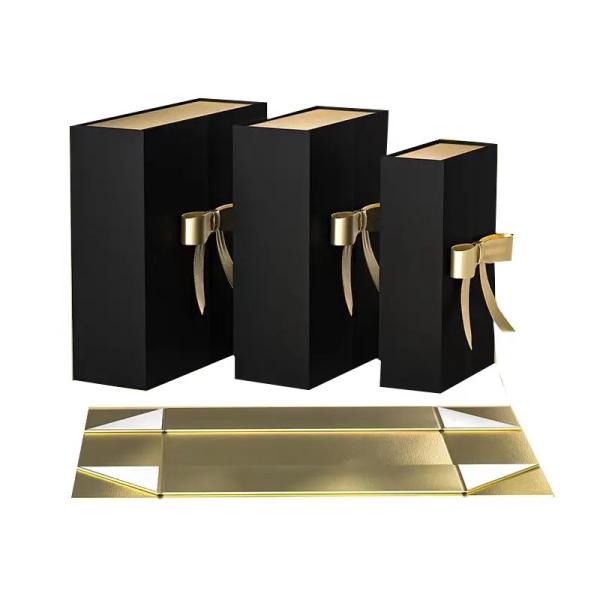 Recyclable Magnetic Packaging Box For Wigs Clothes Folding Box With Magnetic Closure