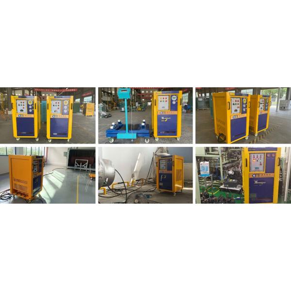 R717 R134 Refrigerant Gas Recovery Machine with Complete Video Tutorials