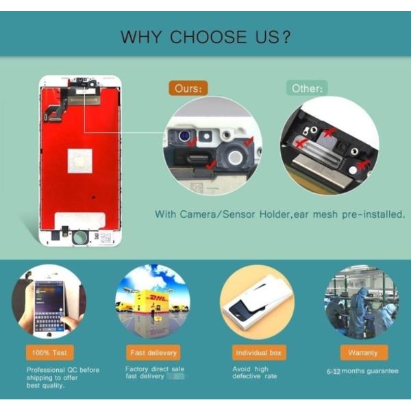 OEM Refurbished Mobile Phone LCD Screen For IPhone 6 / 6p / 6s / 6s