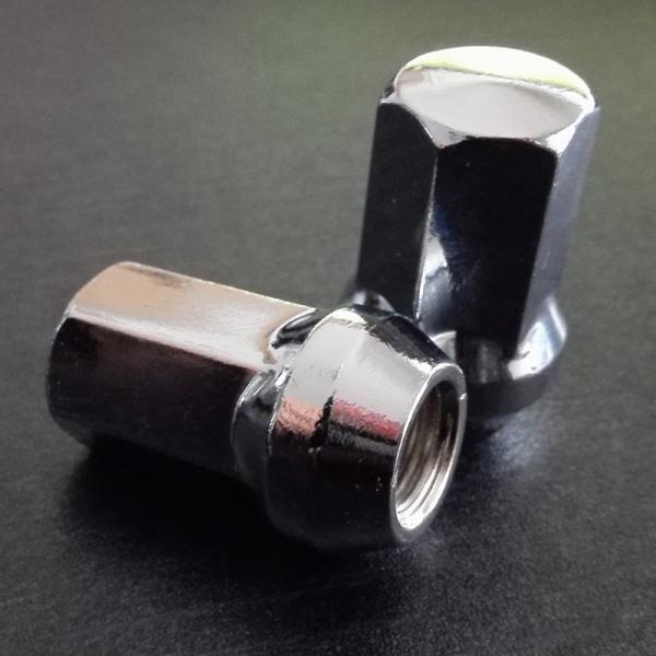Chrome Steel Lug Nut M12x1.25 M12x1.5 M14x1.5 M14x1.25 Close End