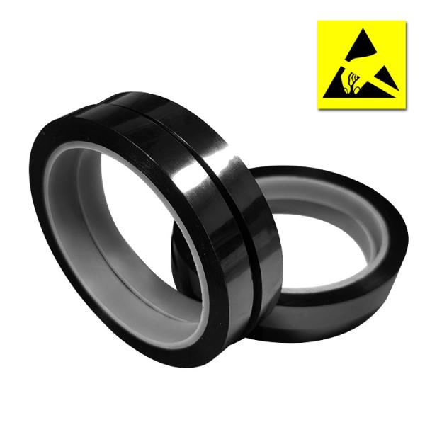 8mmx36m PET Esd Packaging Tape Silver Gray Translucent