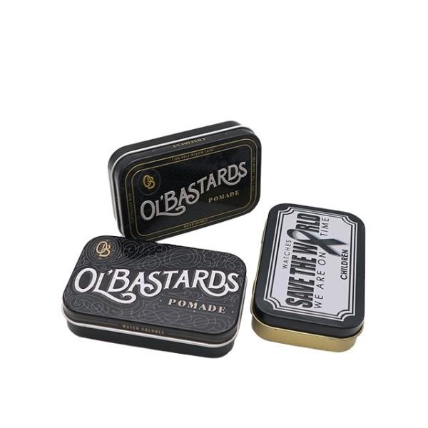 Rectangular Tin Container 4C Offset Printed Metal Tin Packaging Candy Tin Can of All Sizes